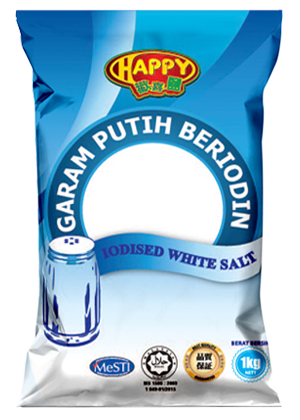 iodised white salt
