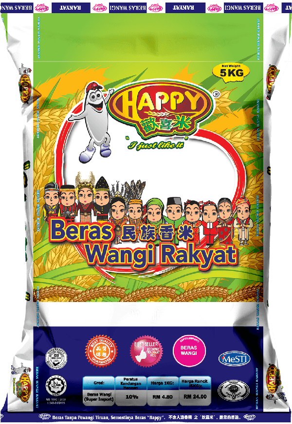 Rice Happy Rice Rice Supplier Kuching Sarawak